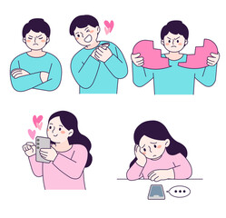 lover, conversation, communication, mind, mood, depression, anger, breakup, love, affection,