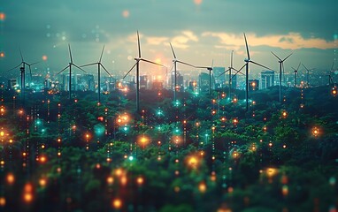 Wind power generation for sustainable energy generation