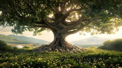 People Enjoying Sunlight Under Tree Branch