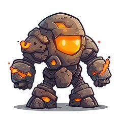 Obraz premium Cute Golem