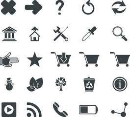 universal icons set.