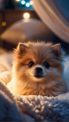 chihuahua in the snow