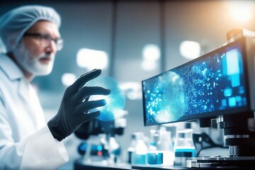 Fototapeta premium Scientific and technological concept image