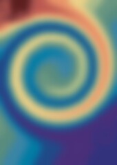 Abstract Blur Swirls of Colorful Light, Tie dye style