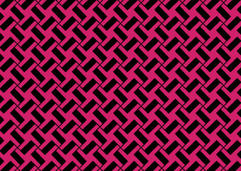 Pink and Black Geometric Pattern