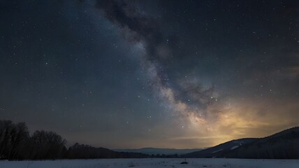 Fototapeta premium sunrise in the mountains