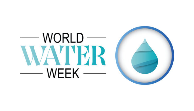 World Water Week is observed every year on August.banner design template Vector illustration background design.
