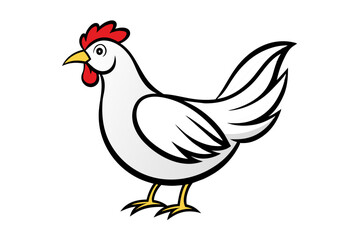 chicken vector artwork and illustration