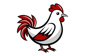 chicken vector artwork and illustration