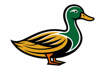 duck different style vector illustration line art