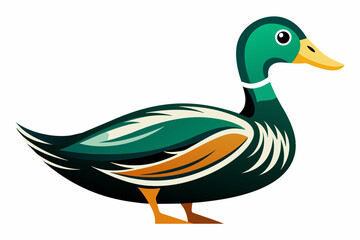 duck different style vector illustration line art