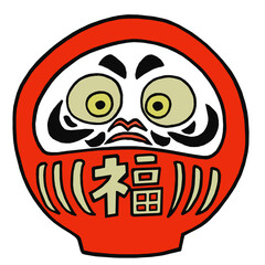 ダルマ　イラスト