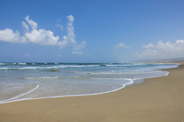 Beautiful seashore in the city of Atlit