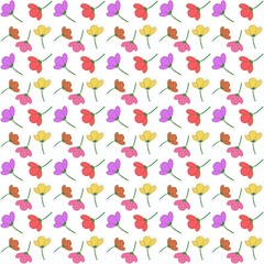 seamless pattern with hearts