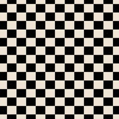 A seamless black and white checkered pattern
