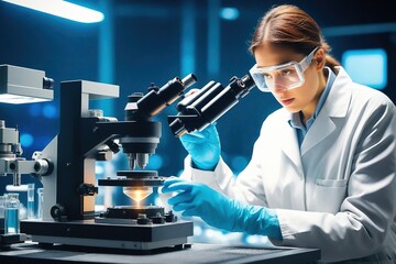 Scientific and technological concept image