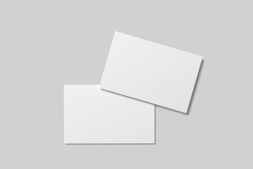 Blank Business Card 85mm x 55mm Mockup