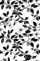 A seamless repeating pattern in black and white