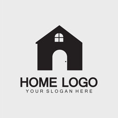 Home logo icon vector illustration design template.Home and house logo design vector, logo , architecture and building, design property , stay at home estate Business logo.