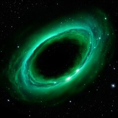 Obraz premium green galaxy 