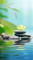 Zen background, spa and wellness concept
