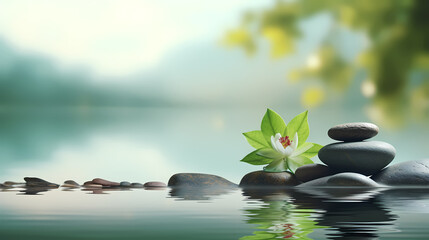 Zen background, spa and wellness concept