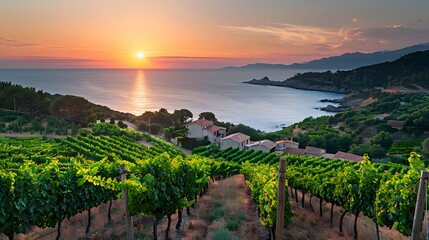 A panoramic view of the Amalfi Coast, showcasing colorful buildings and lush greenery along its cliffs overlooking blue waters in Italy.
