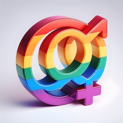 abstract colorful background with circles,  Mainstream Background Rainbow Spectrum Gay Pride Homosexual LGBTQ Rainbow Colors stock illustration
 Generative AI