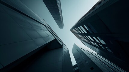 Minimalistic Abstract Architecture Desktop Wallpaper, Geometric Shapes, Monochromatic color, Modern Simplicity, banner design, brochure, pattern design, web, wallpaper, background template