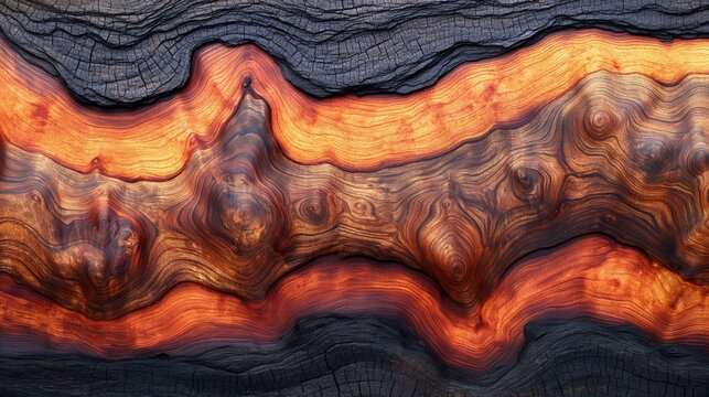 Bubinga Brilliance - Rich and Dark Patterns on 4' x 8' Bubinga Wood Texture Sheet for Backgrounds and Designs