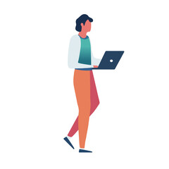 Working people flat style