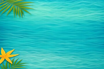 Fototapeta premium Summer Blue Beach Wallpaper
