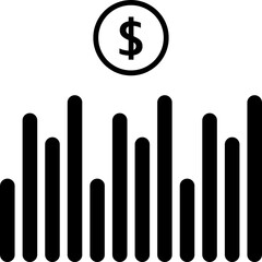 Bar chart showing sales