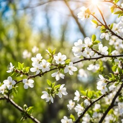 Obraz premium white flower in nature