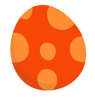 Cute egg dinosaur illustration vector