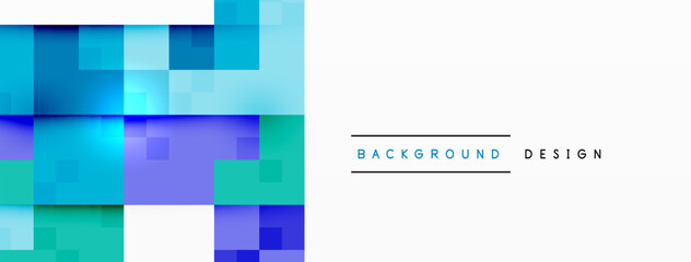 Dynamic colorful squares background. Vector Illustration For Wallpaper, Banner, Background, Card, Book Illustration, landing page