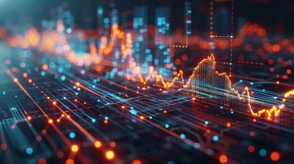 Obraz premium Evolution of Blockchain Technology