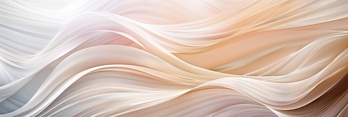 Abstract background with wavy lines in beige and brown tones. Modern design for posters, web pages. Imagine the poster with an elegant background of soft colors.
