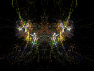 Imaginatory fractal abstract background Image