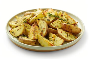 Crispy Rosemary Garlic Potato Wedges: Perfect for Snacking