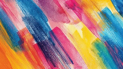 Colorful hand drawn watercolor pencil strokes on a vibrant background