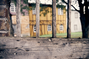 view of the facade of the old building