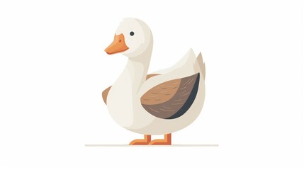 Obraz premium 2d illustration of an isolated duck farm icon with a sleek and modern design