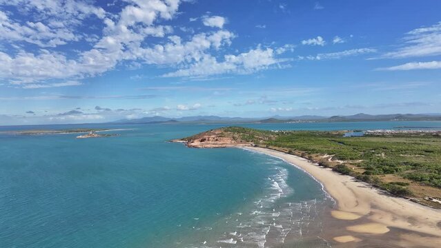 Spectacular aerial footage of Bowen Queensland Australia