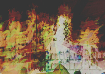 Abstract yellow artistic  background design. Texture background 