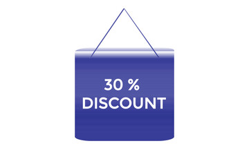 sale vector tag 30% discount template badges.  20, 10, 30, special, price, offer 90, 60, 80, with percent promotion illustration off shop now 30% discount banner design up to, discount,
