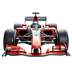 Fototapeta premium f1 race car racing transparent background