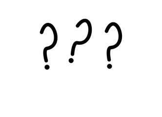 Set of hand drawn speech bubbles. Vector illustration