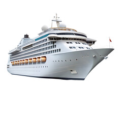 cruise ship isolated transparent background