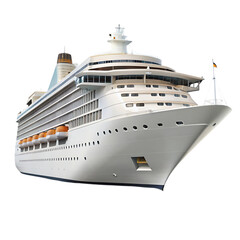 cruise ship isolated transparent background